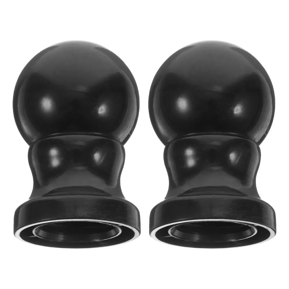 

2 Pcs Flagpole Head Finials Holder Accessories and Parts Ball for Top of Ornament Topper