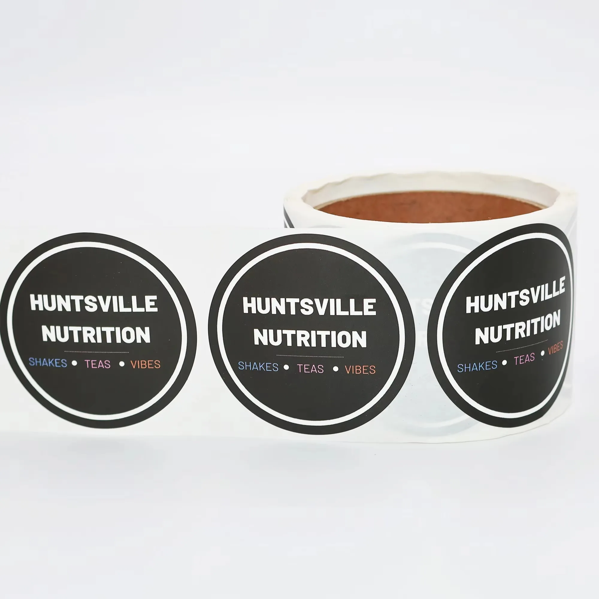 ملصقات مستديرة مخصصة | ملصقات الفينيل المقاومة للماء | لفة ملصق الشعار الخاص #2