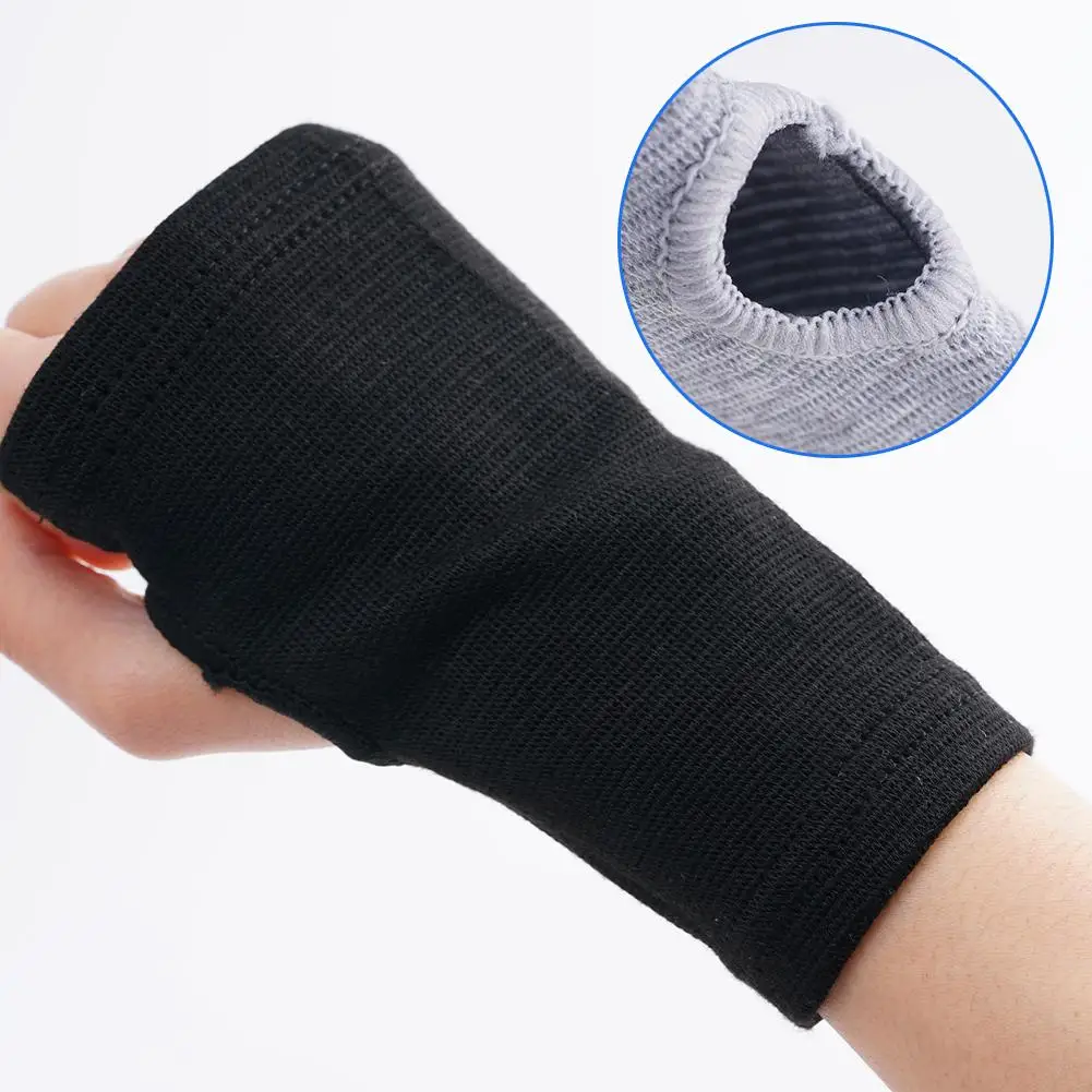 1Pair Sports Wrist Compression Sleeves Comfortable Hand Support Brace for Arthritis Tendonitis Sprains Workout Carpal Tunnel