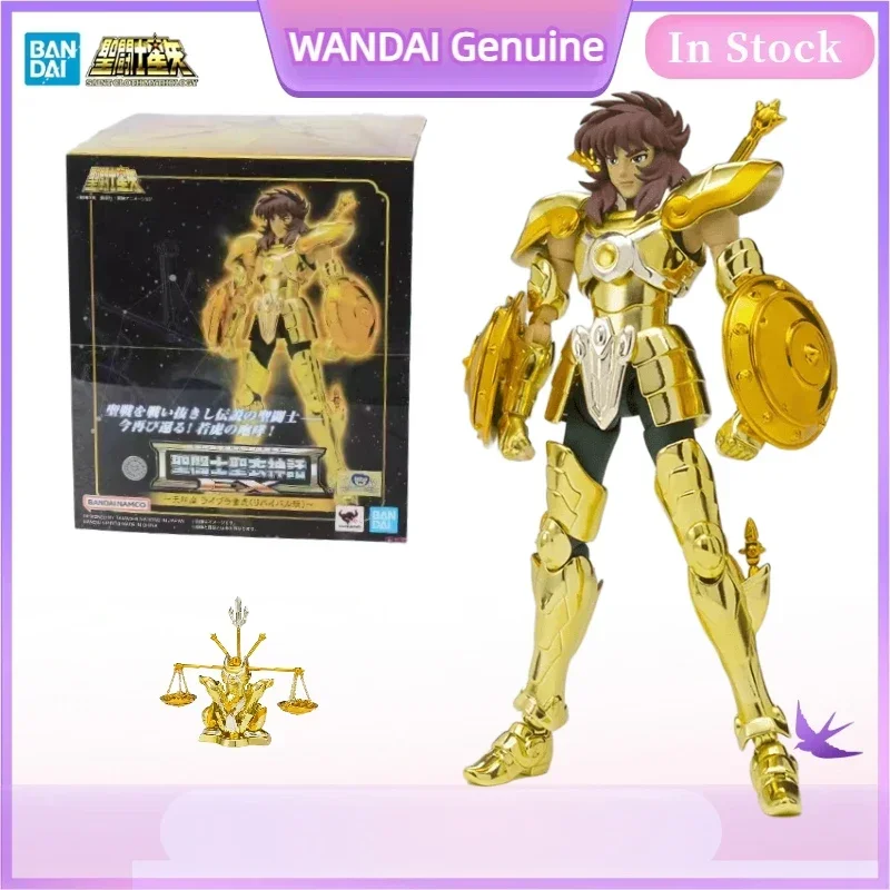 

Original BANDAI Saint Cloth Myth EX Gold Saint Libra Douko REVIVAL Ver. PVC In Stock Anime Action Collection Figures Model Toys