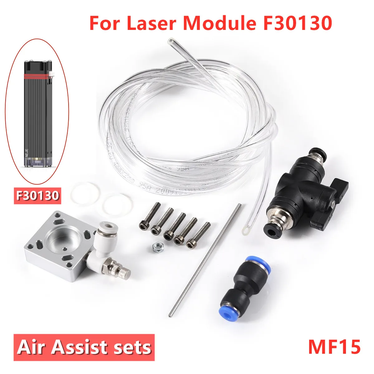 KIT de Asistencia de aire de CONTROL MANUAL NEJE AF6 KF8 MF8/MF11 para MODULE-1.5MPA láser NEJE para A40640,N40630,N30820, etc. Módulo láser