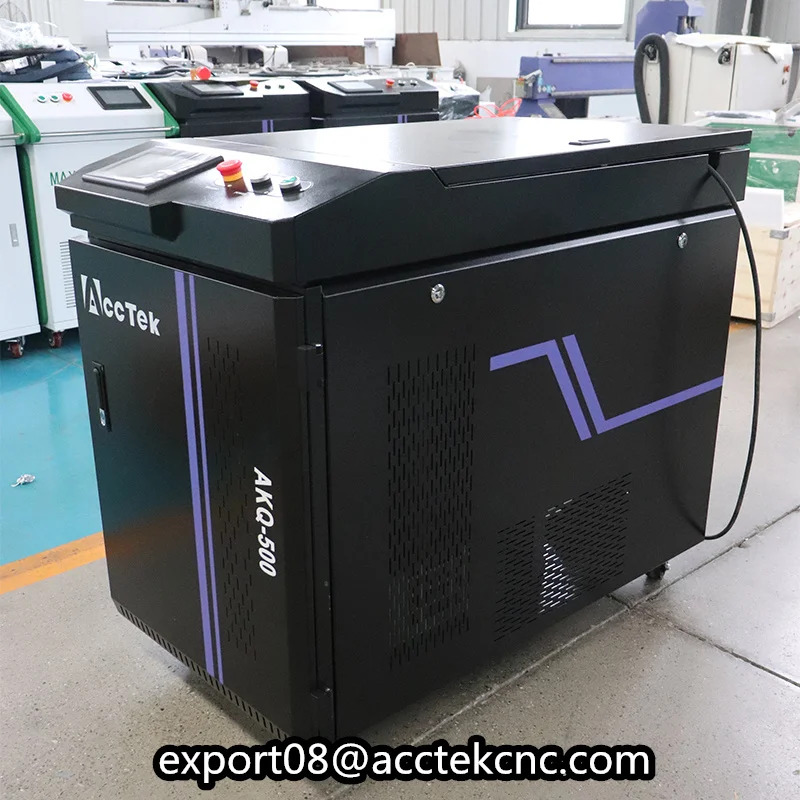 

AccTek Portable 500W Pulse Fiber Laser Cleaning Machine 200W Lazer Cleaner 300W Metal Rust Remove Paint Oil Remover