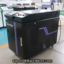 AccTek Portable 500W Pulse Fiber Laser Cleaning Machine 200W Lazer Cleaner 300W Metal Rust Remove Paint Oil Remover