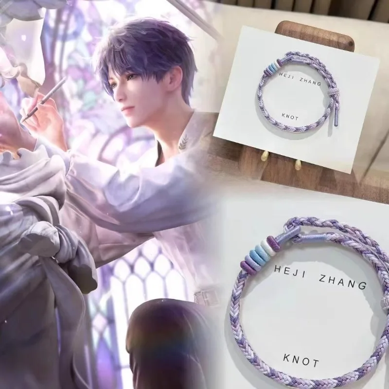 Game Love and Deepspace Anime 2025 Cos Caleb Zayne Sylus Rafayel Xavier Unisex Couple Simple Woven Bracelet Accessory Gift