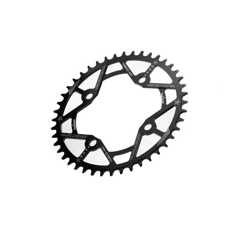 WUZEI 104 BCD Bicycle Chainring 30/32/34/36/38/40/44/42/46/48/50/52T Narrow Wide Chain Wheel Single Tooth Plate for MTB Bikes