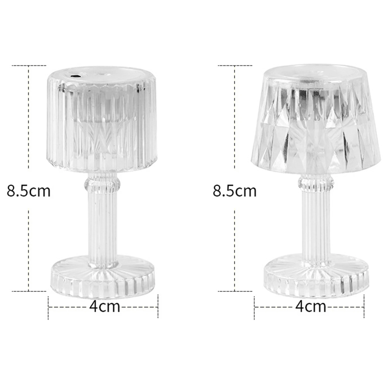 LED Mini Desk Lamp Button Battery Power Desk Lamp For Hotel Bar