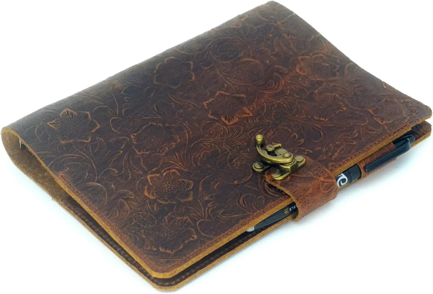 

Leather A4 3-Ring Binder Organizer Holder for Multi-Document Case with Removable Binder, 8.5 x 11 Inches