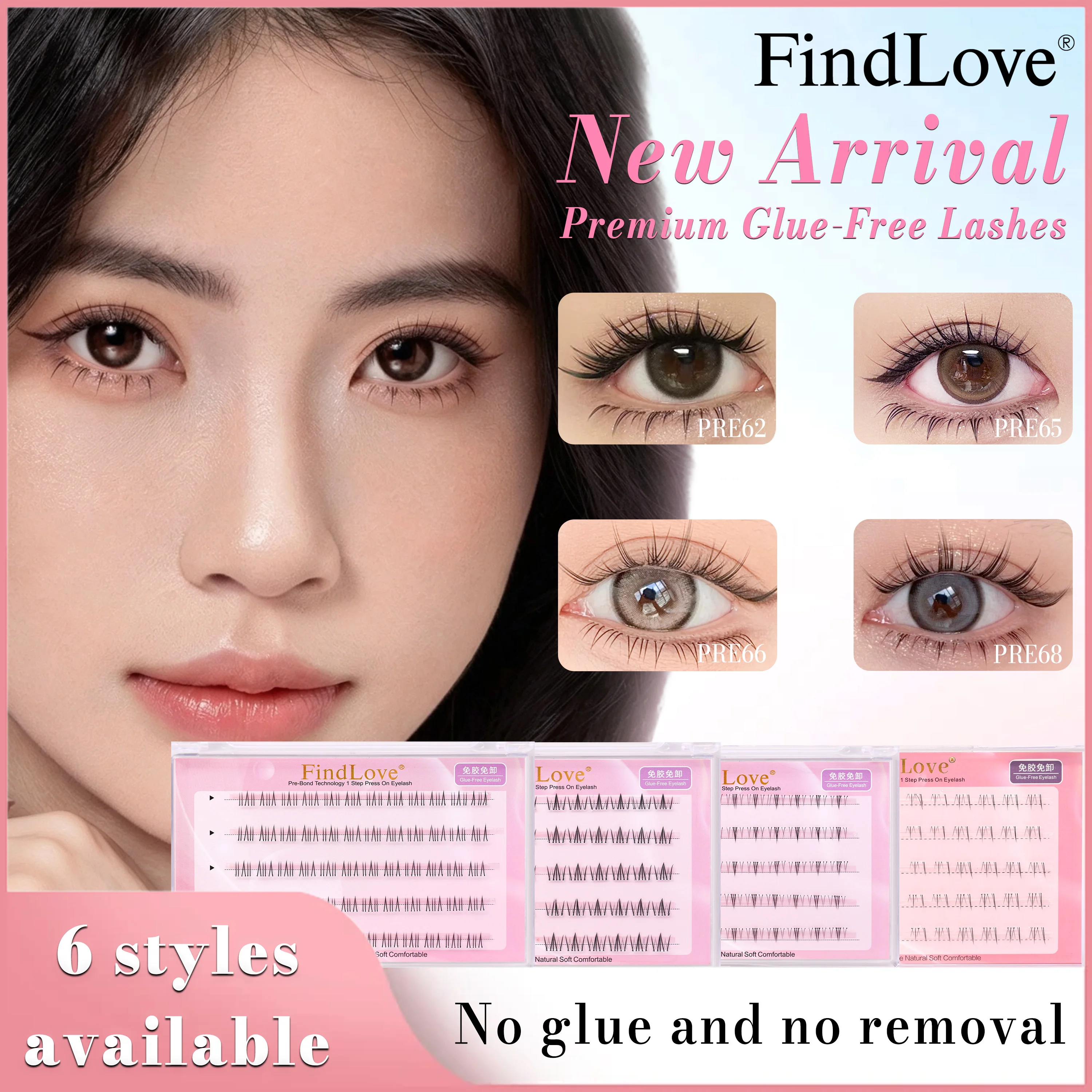 5Rows Clusters DIY Press On Eyelashes Extension Black And Brown Natural Looking Long Lasting Lower Lashes Reusable Girls Eyelash