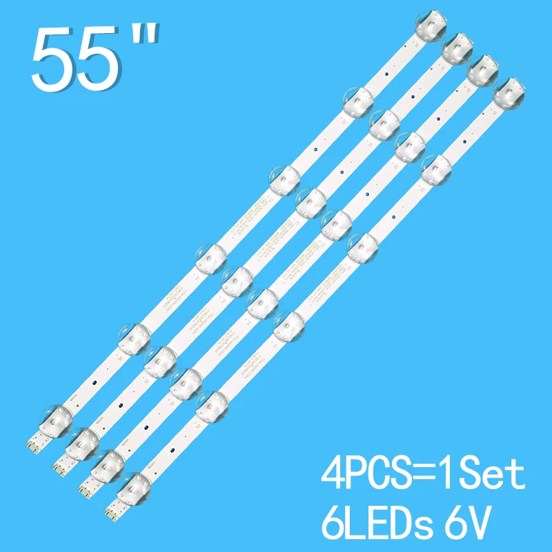 

4Pcs LED backlight strip For 55M9 55G20 55G30 55V20 55U5 5850-W55000-AP00 43MK-W55G20 YAP00