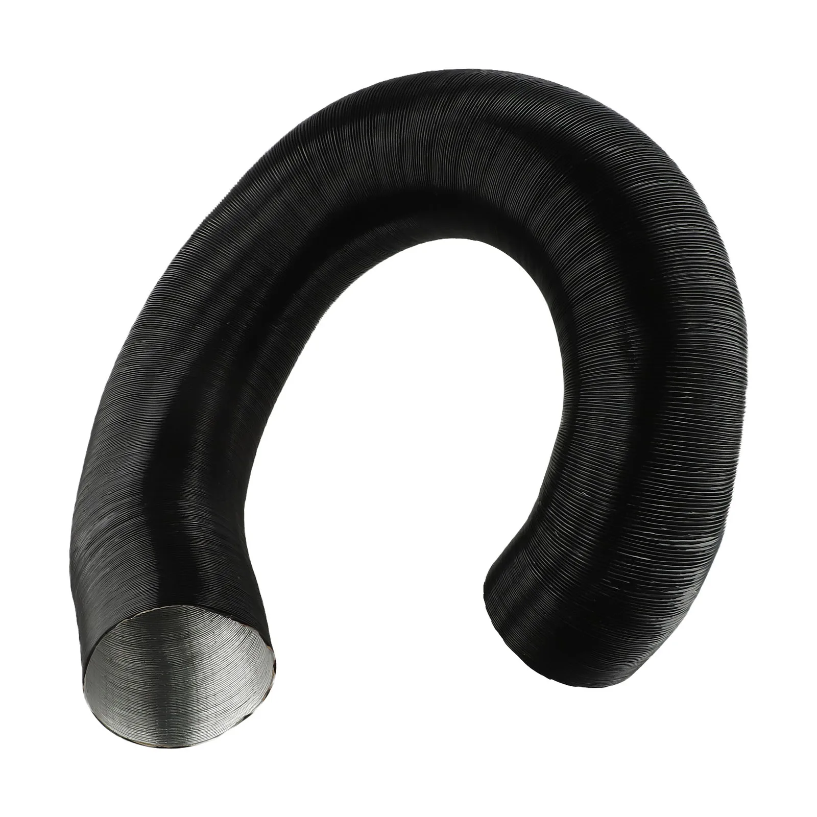 90 mm Internal Diameter Aluminium Foil Heating Duct - Flame Retardant Flexible Air Intake Hose for Vehicle Heater Integration