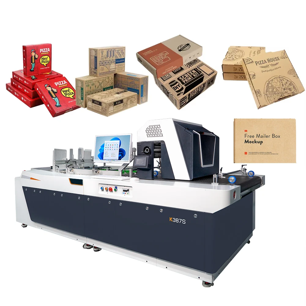 Customizable Digital Corrugated Board Printer Auto Single Pass Cardboard Box Printer Carton Printer