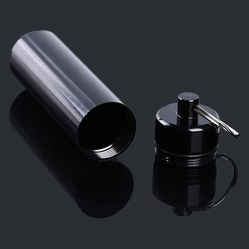 Waterproof Pocket Toothpick Holder Seal Bottle Eco-Friendly Ultralight Portable Aluminum Alloy Pill Case Container For Travel