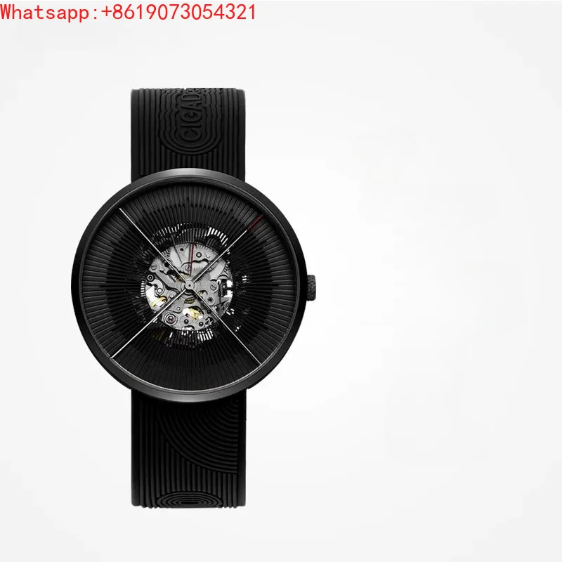 

The Great Qin Empire CIGA design mechanical watch J series Zen theme hollow men's watch fashion national style Guochao watch