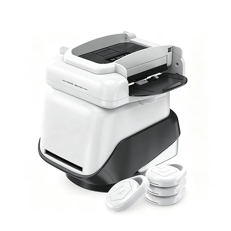 360 °   Machine automatique rotative 2 en 1 pour mélanger les cartes, 4 jeux de cartes et distributeur pour jeux de fête à domicile