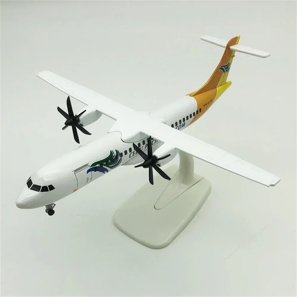 20cm Philippines CEBU PACIFIC AIR ATR Vietnam ATR Airlines Alloy Metal Diecast Airplane Model Plane Aircraft w Wheels Propellers