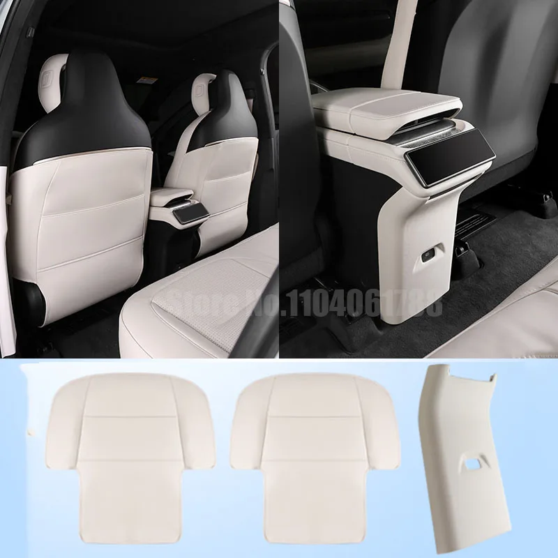 For NIO ES6 EC6 2024 2025 Modified Seat Anti-kick Decoration Supplies Complete Central Control Anti-kick Pad Stowing Tidying