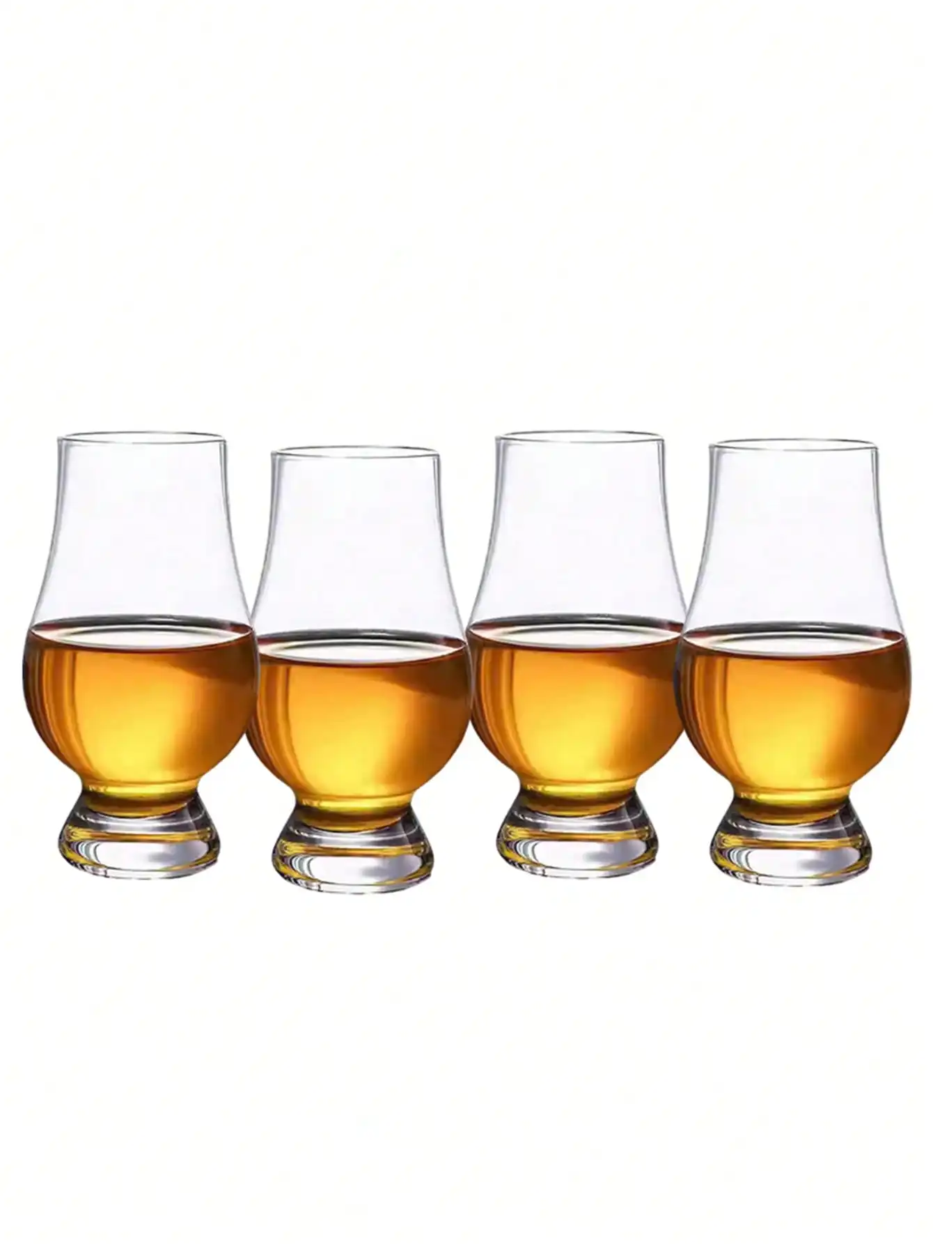 

4pcs 200ml/6.76oz Transparent Crystal Whiskey Glasses - Reusable For Tequila/Vodka/Wine & Occasions