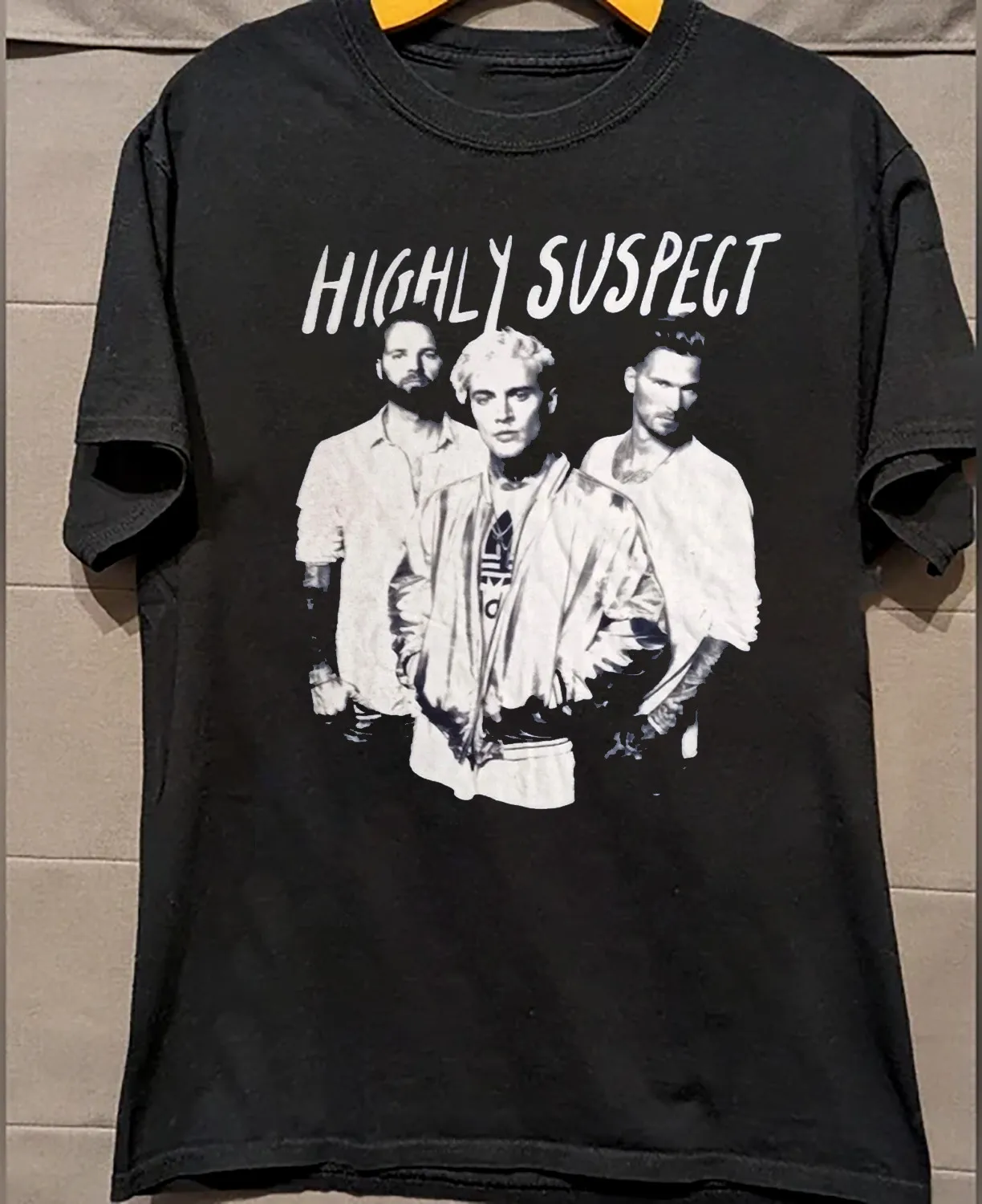 Vintage Highly Suspect Band Member T Shirt Black All Size S-5Xl Gift Fan HH305