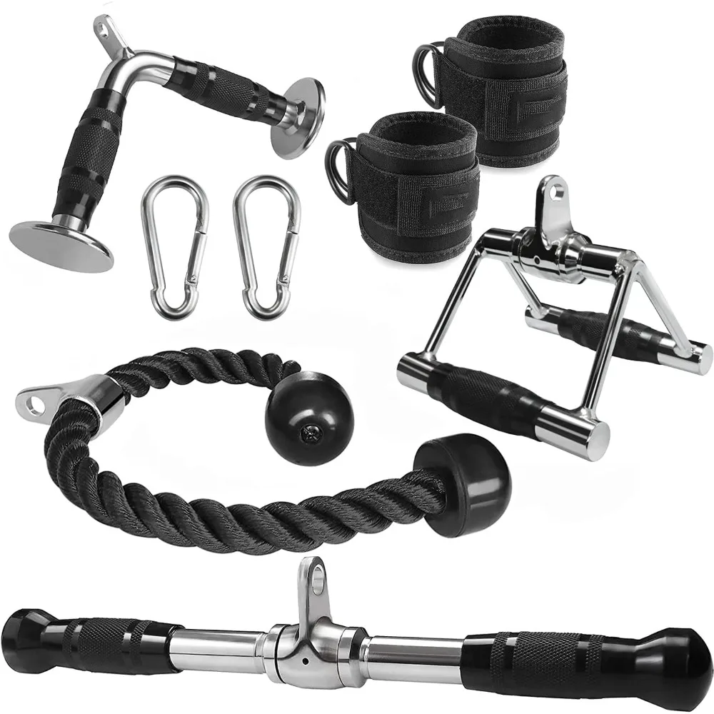 

Tricep Press Down Cable Machine Attachment, LAT Pulldown Attachments, Home Gym Accessories, Tricep