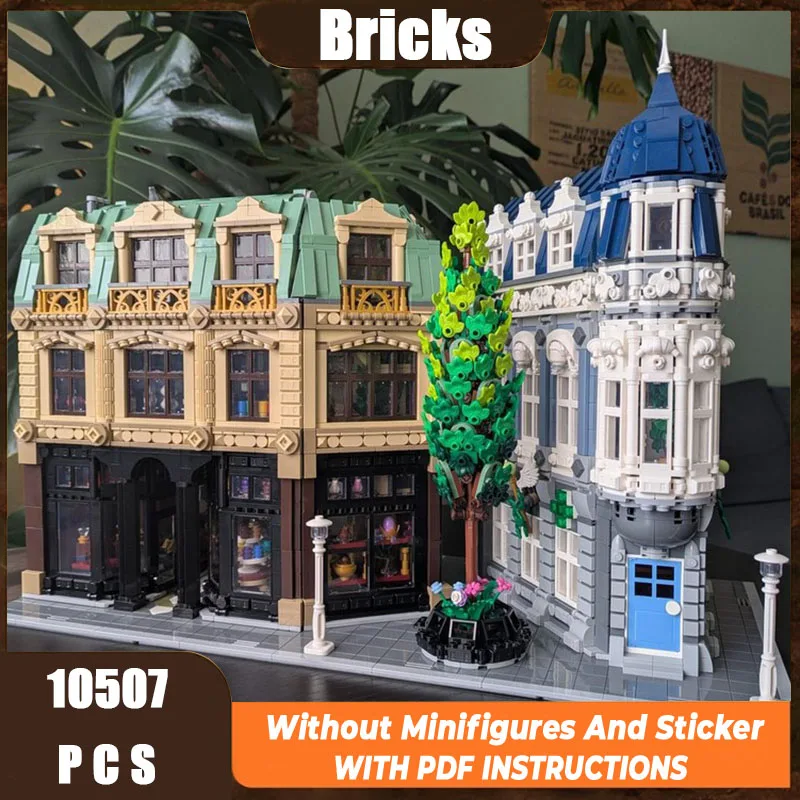 

Moc Street View Building Model Brick Old Town Technology Modular Building Blocks Gift Christmas Toys DIY Set Assembly