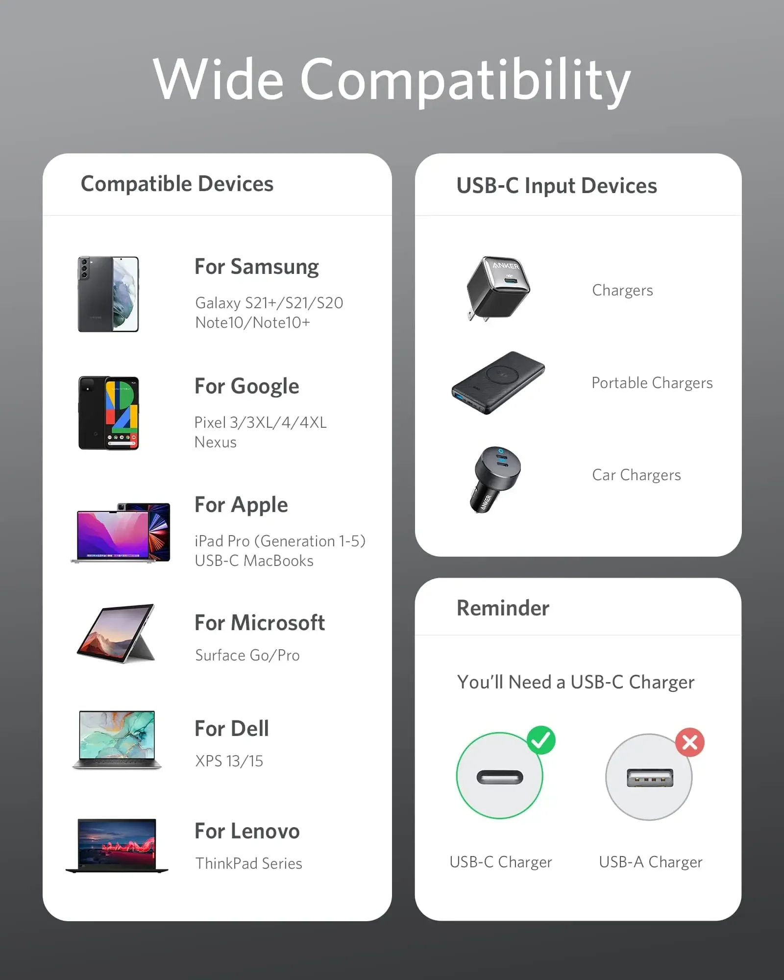 كابل شحن Anker 333 USB C إلى USB C، حزمة مزدوجة، كابل USB من النوع C بقدرة 100 وات، طاقة شحن سريعة مناسبة لجهاز MacBook Pro