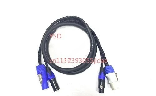 Stage light speed light connecting cable, light power cord + signal combination cable, active speaker power supply