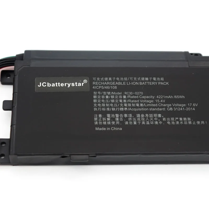 Imagem -02 - Jc-bateria do Portátil para Razer Blade 15 Versão Padrão Rz090270 Rz09-02705e75 15.4v 65wh Novo 2023