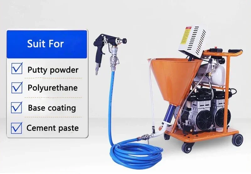 Putty Electric Spraying machine High power 4500W Polyurethane/Cement paste/Waterproof coating High pressure Airless Sprayer