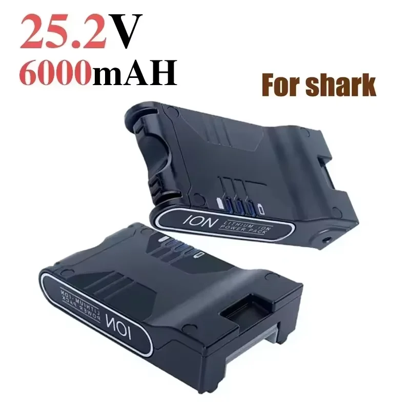 

25.2V 6000mAh For Shark XBAT200 IONEN Rakete IONFlex und IONFlex 2X Lithium-ionen Akku Cordless Staubsauger XBAT200 Batterien