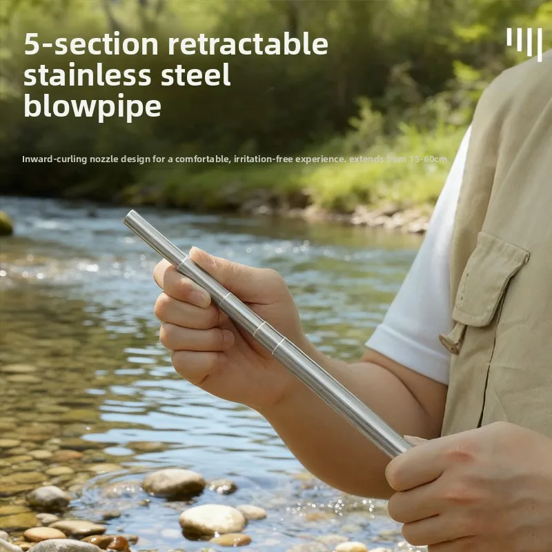 Outdoor Magnesium Stick Set Portable Windproof and Waterproof Lighter Camping Barbecue Survival Tool Cigarette Accessories - Image 3