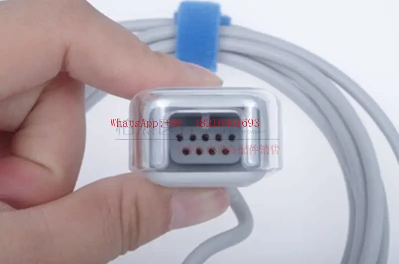 T Series Round Head 7 Pin Common 562A Medical Blood Oxygen Cable (100-3)