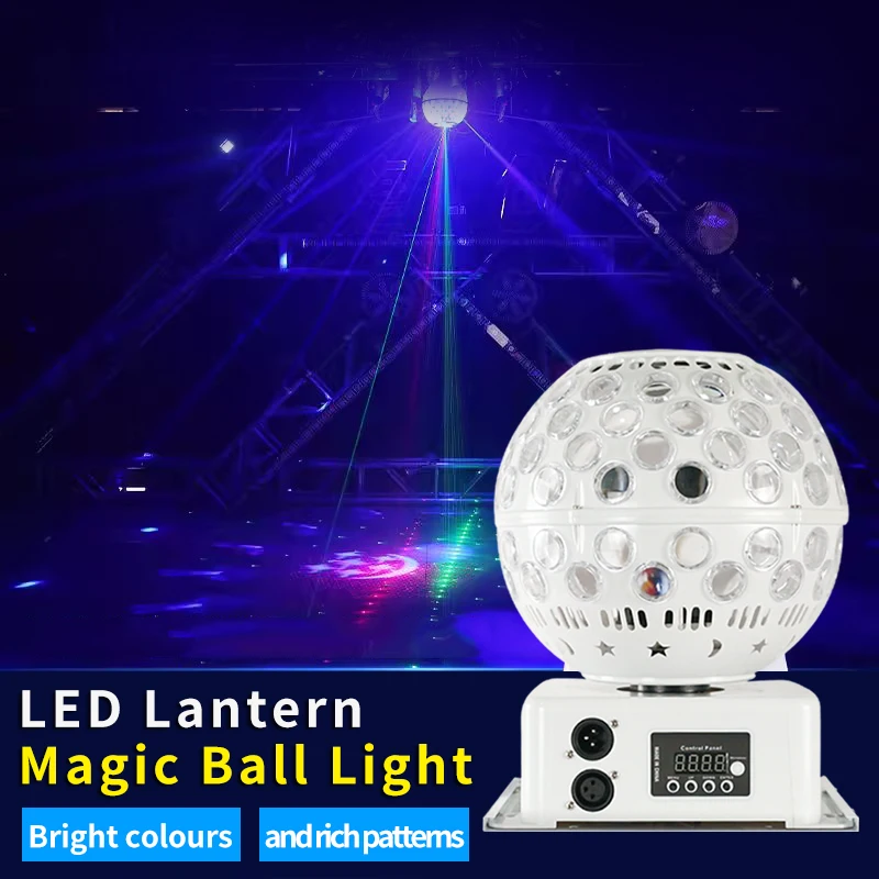 Nightclub Rotating Strobe Disco Ball Party Light Crystal Magic Effect Light