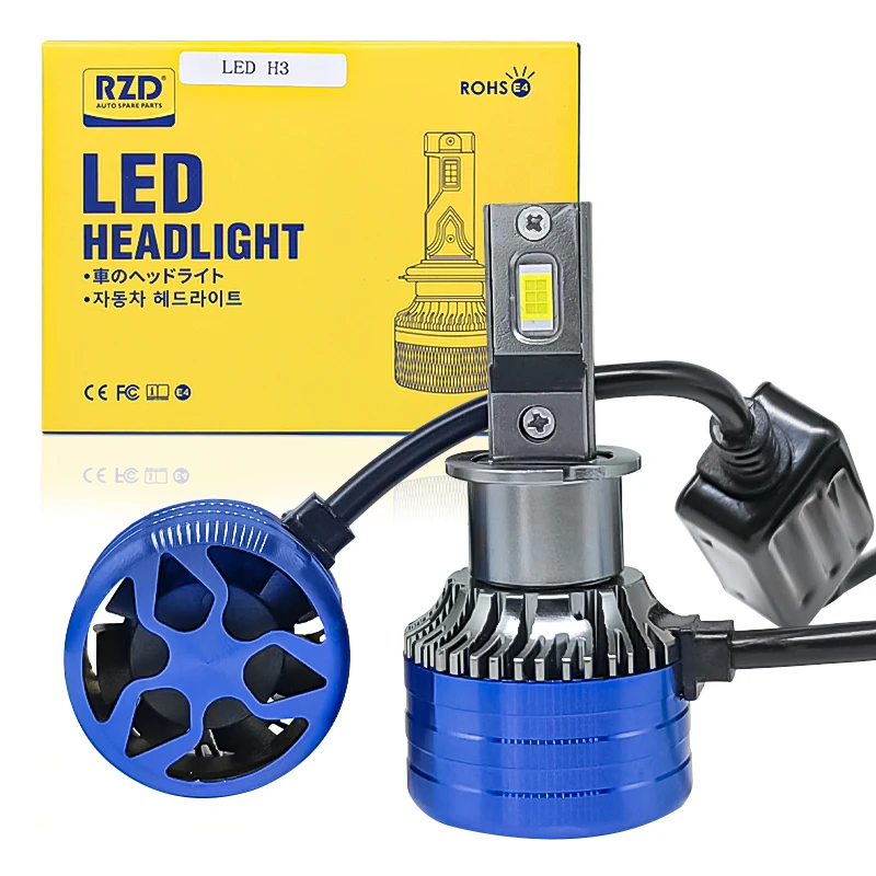 

2pcs 9005/HB3 9006/HB4 H1 H3 H4 H7 H11 Car LED Headlight Bulbs Front Fog Lamp Auto Headlamp 30000LM 6000K 12V White Super Bright