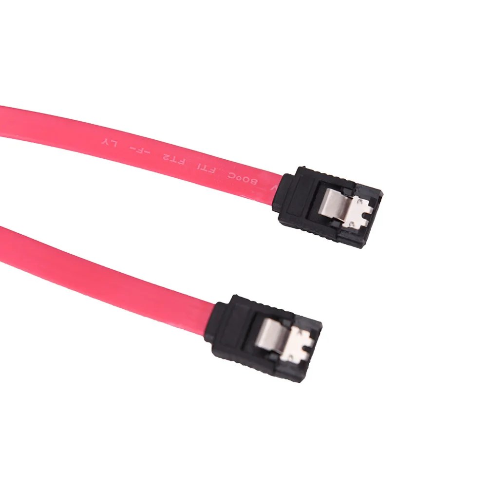 39cm Serial ATA SATA 3 RAID Data Hard Drive Disk Signal Cables Yellow Red Straight High Speed SATA Data Cable