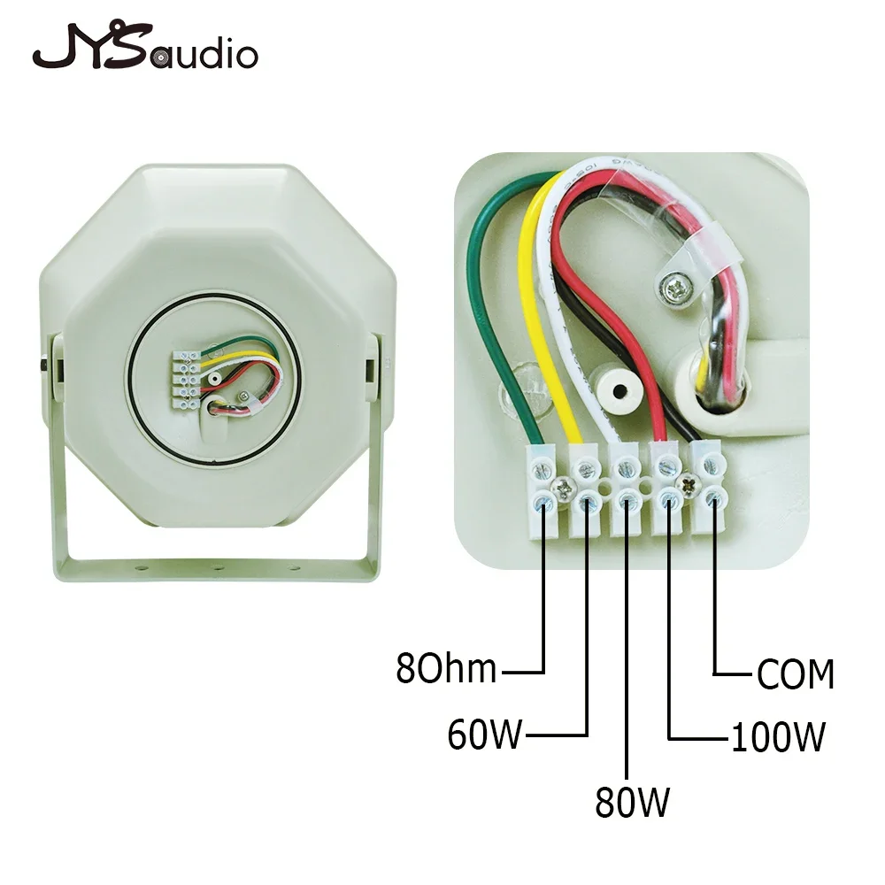 Combinatie Van Intelligentie En Waterdicht Hoorn 100W Zon Bescherming Luide Stem Eenvoudige Installatie Goede Geluidskwaliteit Abs Materiaal