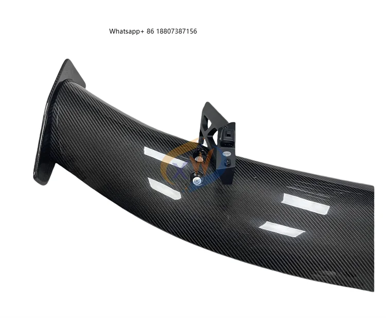 

ForAudi R8 V10 2016-2023 Sport Style Rear Trunk Wing Lip Spoiler Dry Carbon Fiber