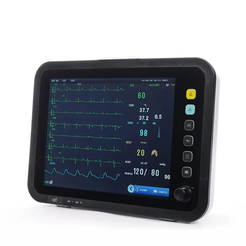 2026 Veterinary Equipment Multiparameter Patient Monitor for Human or Animal Use Pet ICU Monitor for Animal Care and Supplies