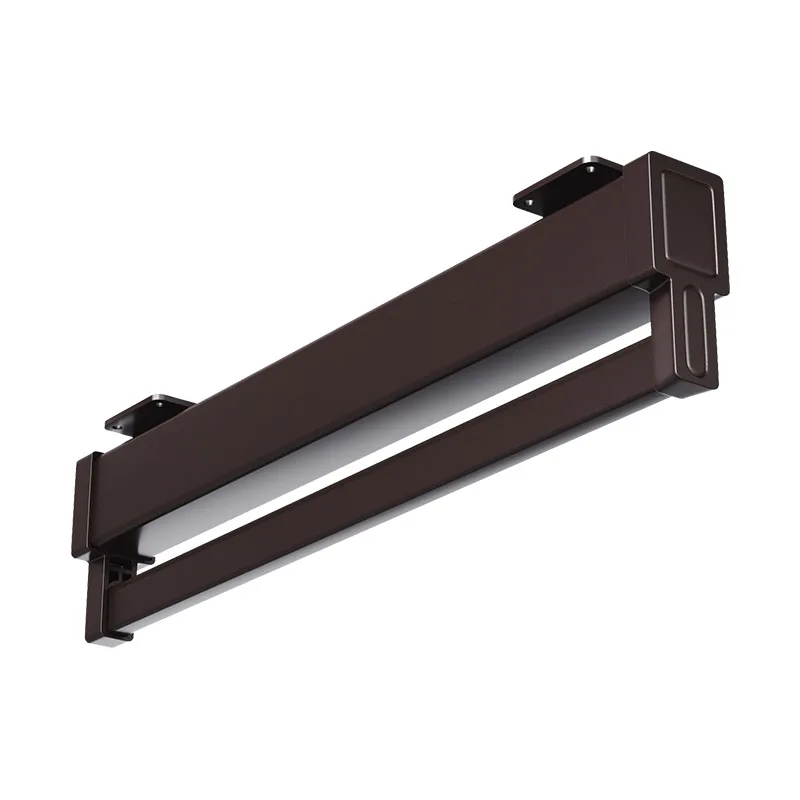 

Pants rack pull-out telescopic slide rail wardrobe built-in top installation multi-functional household cloakroom storage pants