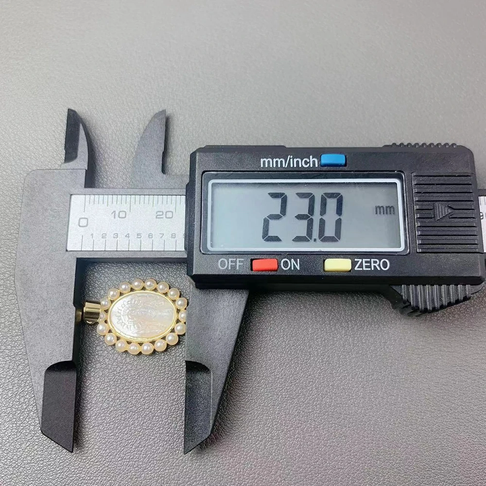 Vintage Oval Natural Shell St Benedict Virgin Mary Pendants Jewelry Making Religious Medal Charms For Necklace Accessories