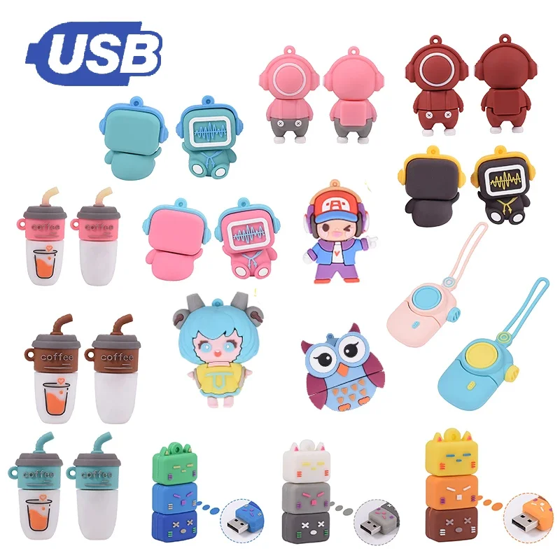 

JASTER милый мультфильм USB 2.0 128 ГБ чашка чая с молоком флэш-накопитель 64 ГБ флэш-накопитель 32 ГБ подарки брелок 16 ГБ памяти подарки для детей