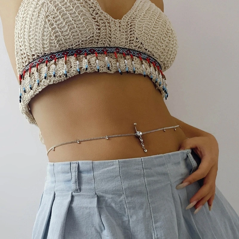 Belly Button Body Chain Fashion Body Accessories Jewelry Suitable for Ladies