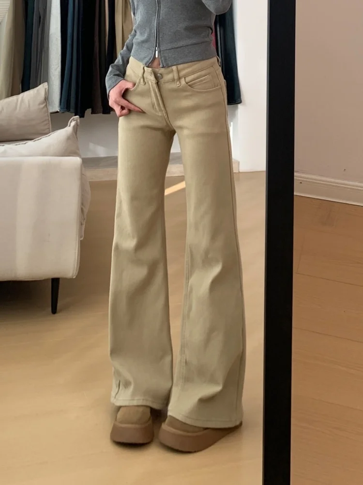 Retro Khaki Flared … - image