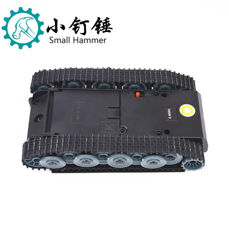 Suitable for 1/32 remote control tank chassis RC crawler vehicle robot chassis, covered smart car chassis 0 microcontroller