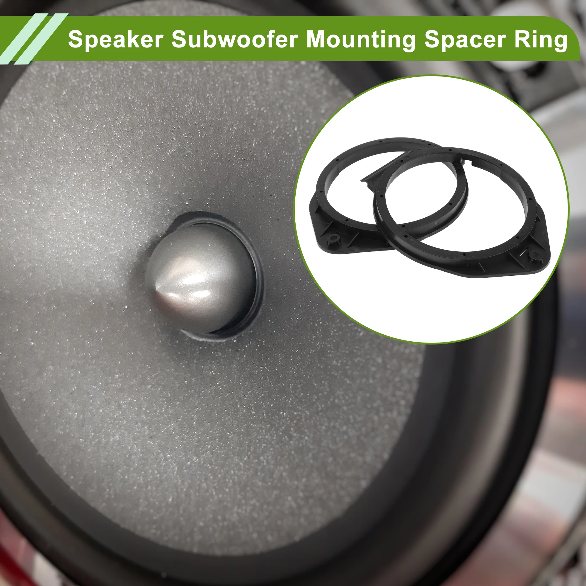 X Autohaux Anello distanziale per altoparlante Tweeter Adattatore distanziatore per altoparlante per Chevrolet Cruze per 6,5"