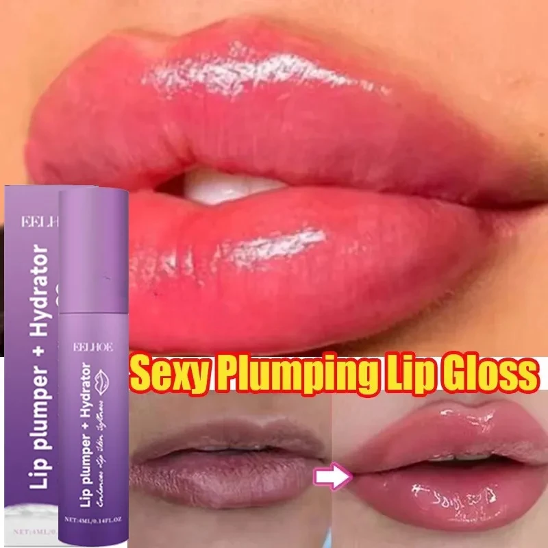 Sofortiges, aufpolsterndes ätherisches Öl für die Lippen, nährend, Anti-Falten, feuchtigkeitsspendend, sexy Lippenpflege, ultimative aufpolsterndes Lipgloss-Serum, Kosmetik