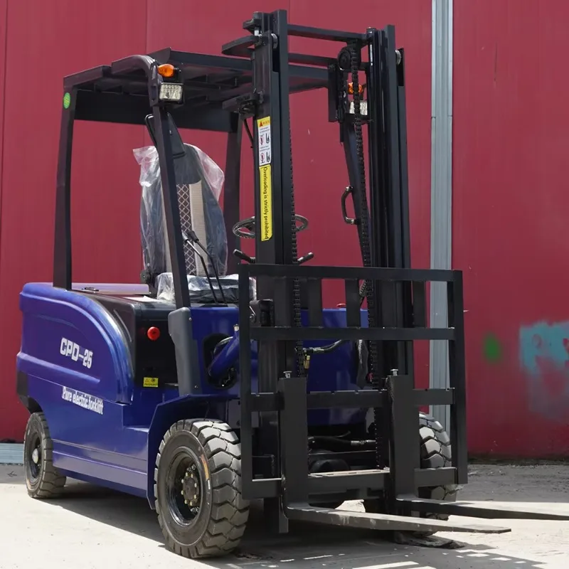 Free Shipping Factory Price Forklift Electric Stacker Truck Small 1 Ton 1.5 Ton Hydraulic Micro Forklift