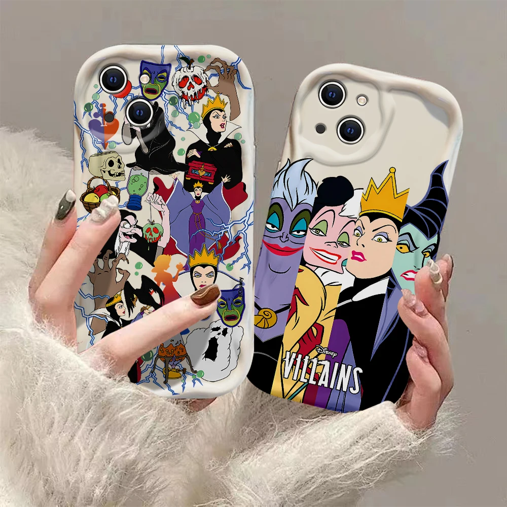 Snow White Halloween Hot Funny 3D Wave Case For iPhone 16 15 14 13 12 11 Pro Max Mini X XR XSMAX 8 7 6S Plus Soft Silicone Cover