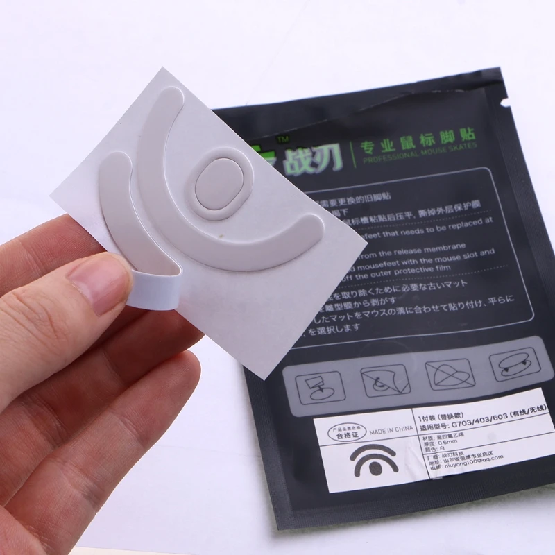 for G403 G603 G703 Mouse Skate Stickers Rounded Curved Edges Feet B0KA