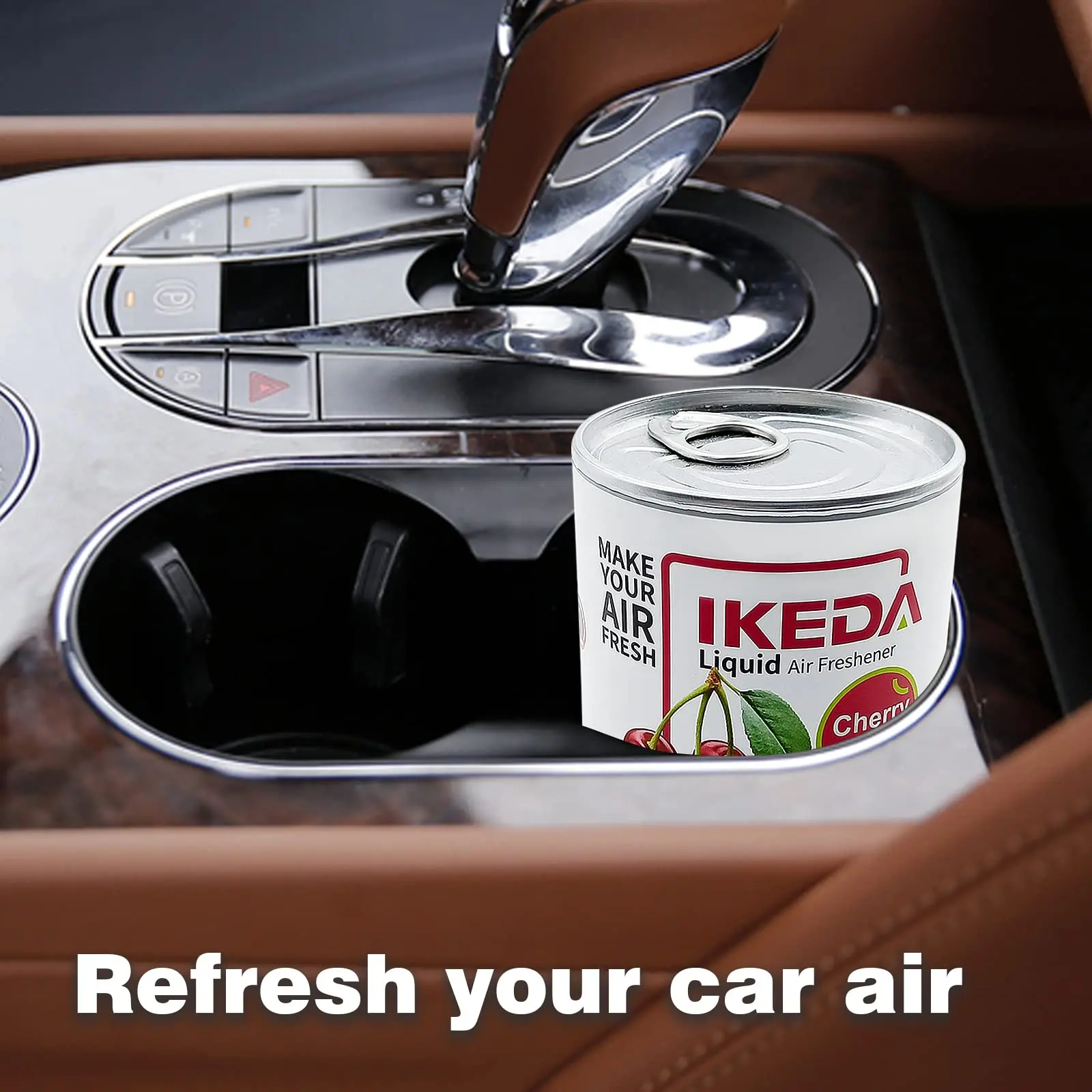 IKEDA 120g Ambientador de larga duración para fragancia de eliminación de olores de interior de coche