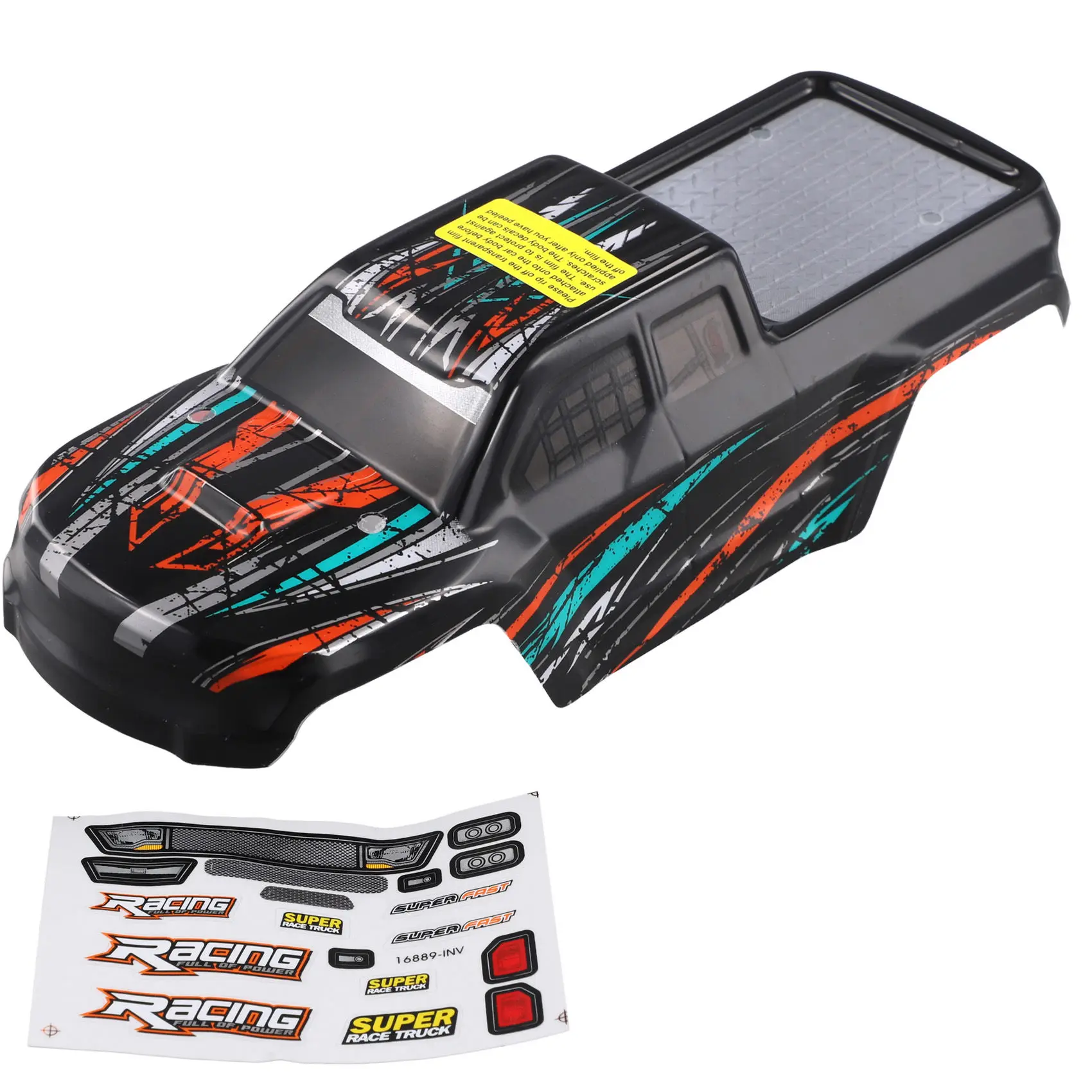 L79A HBX 16889 16889A 16890 16890A SG1601 SG1602 RC Car Body Shell and Sticker B004-INV 1/16 RC Car Parts Accessories A